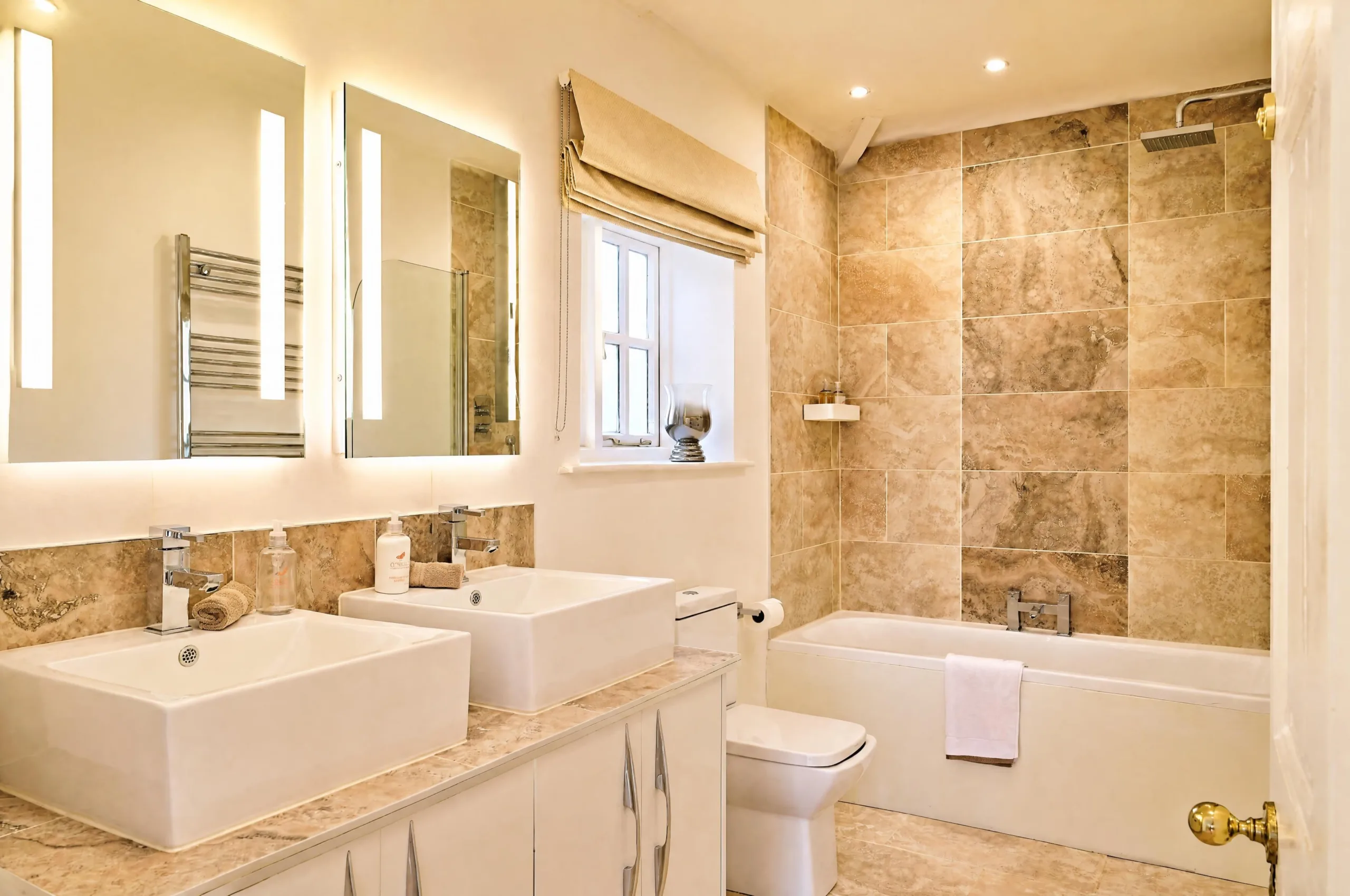 Bathroom with lights on (1)